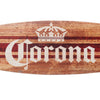 Licensed Corona Brown Tones Surfboard Plaque Wall Sign - 60"x15"